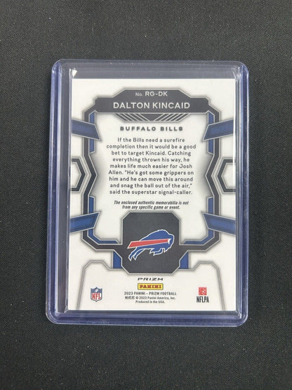 2023 Prizm Rookie Gear Relic Green Pulsar #RG-DK Dalton Kincaid