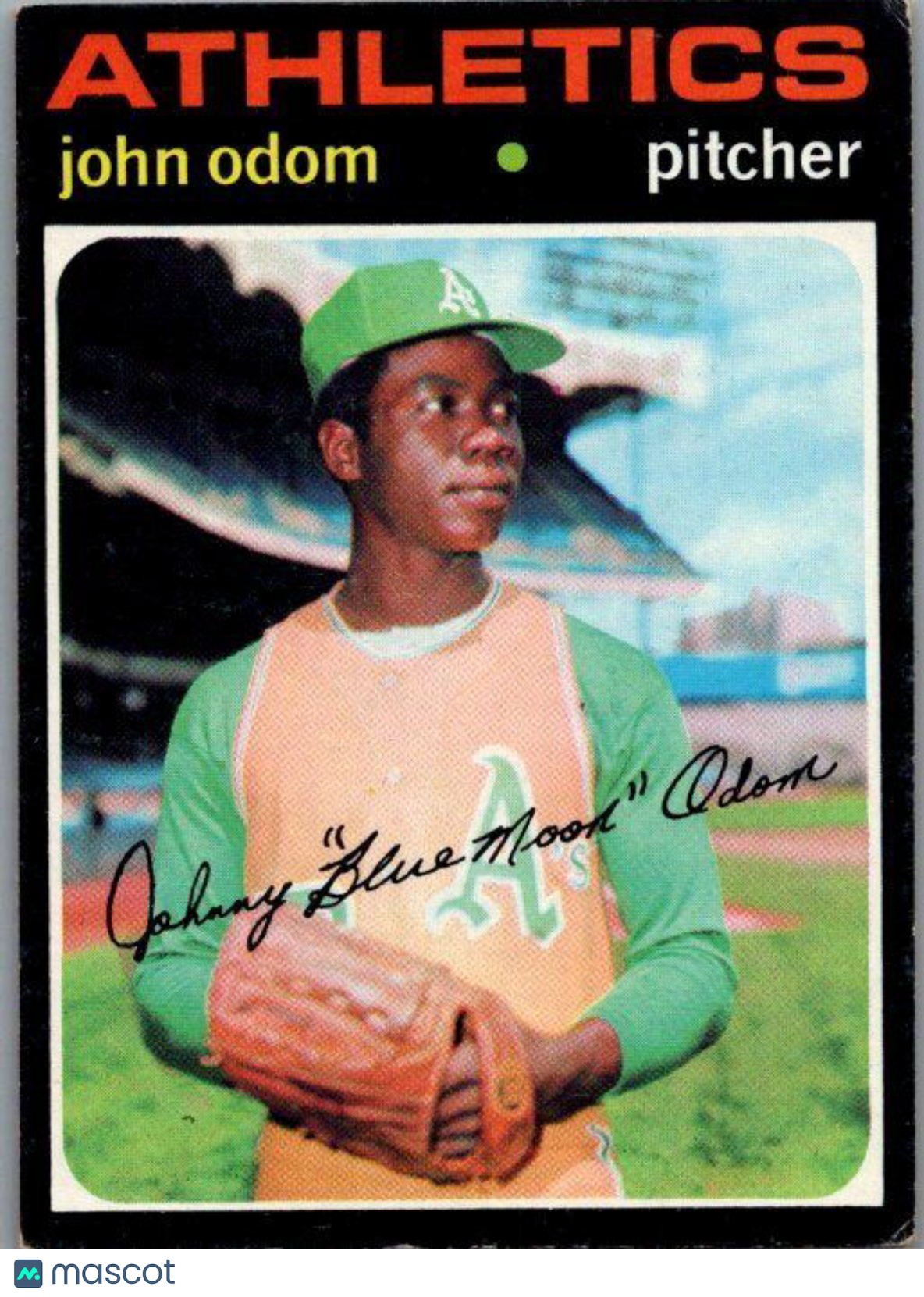 1971 Topps #523 John Odom