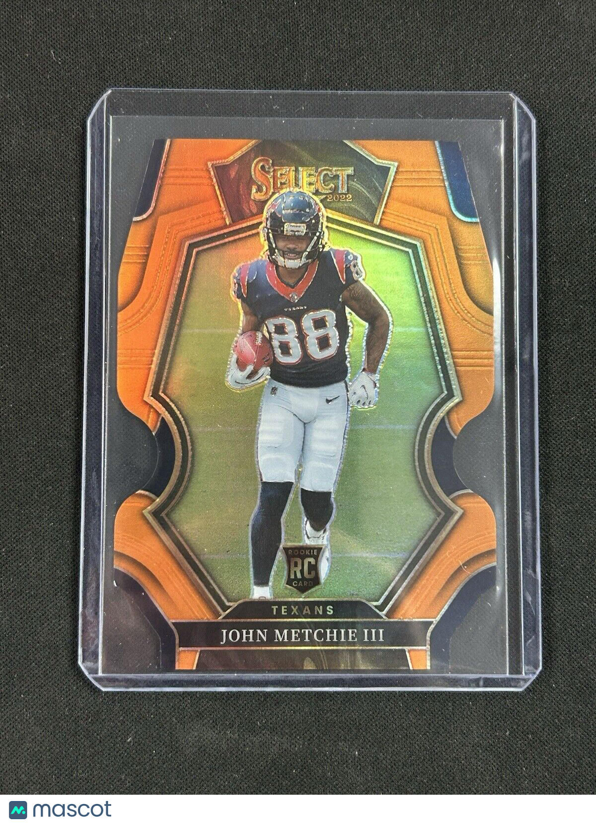 2022 Panini Select Premier Level Die Cut Orange John Metchie III /199