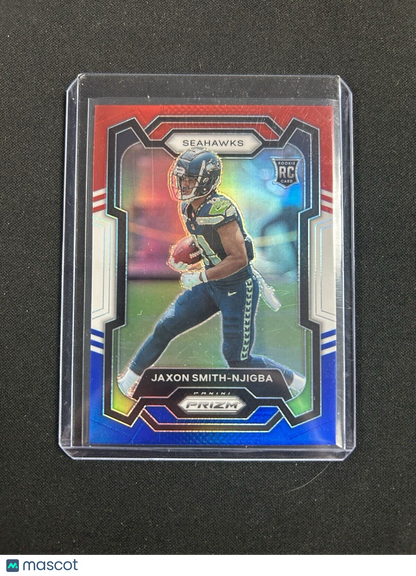 2023 Panini Prizm Red White and Blue Jaxon Smith Njigba