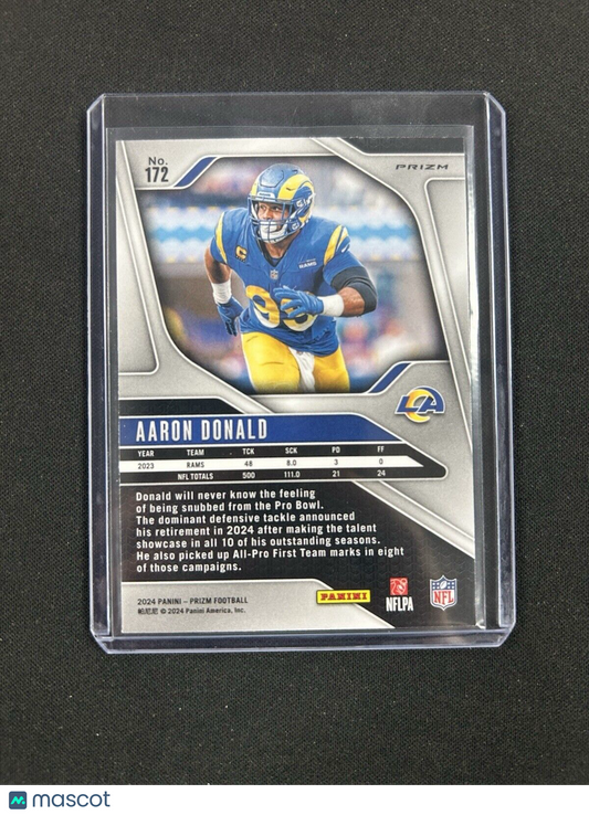 2024 Prizm Silver Prizm #172 Aaron Donald