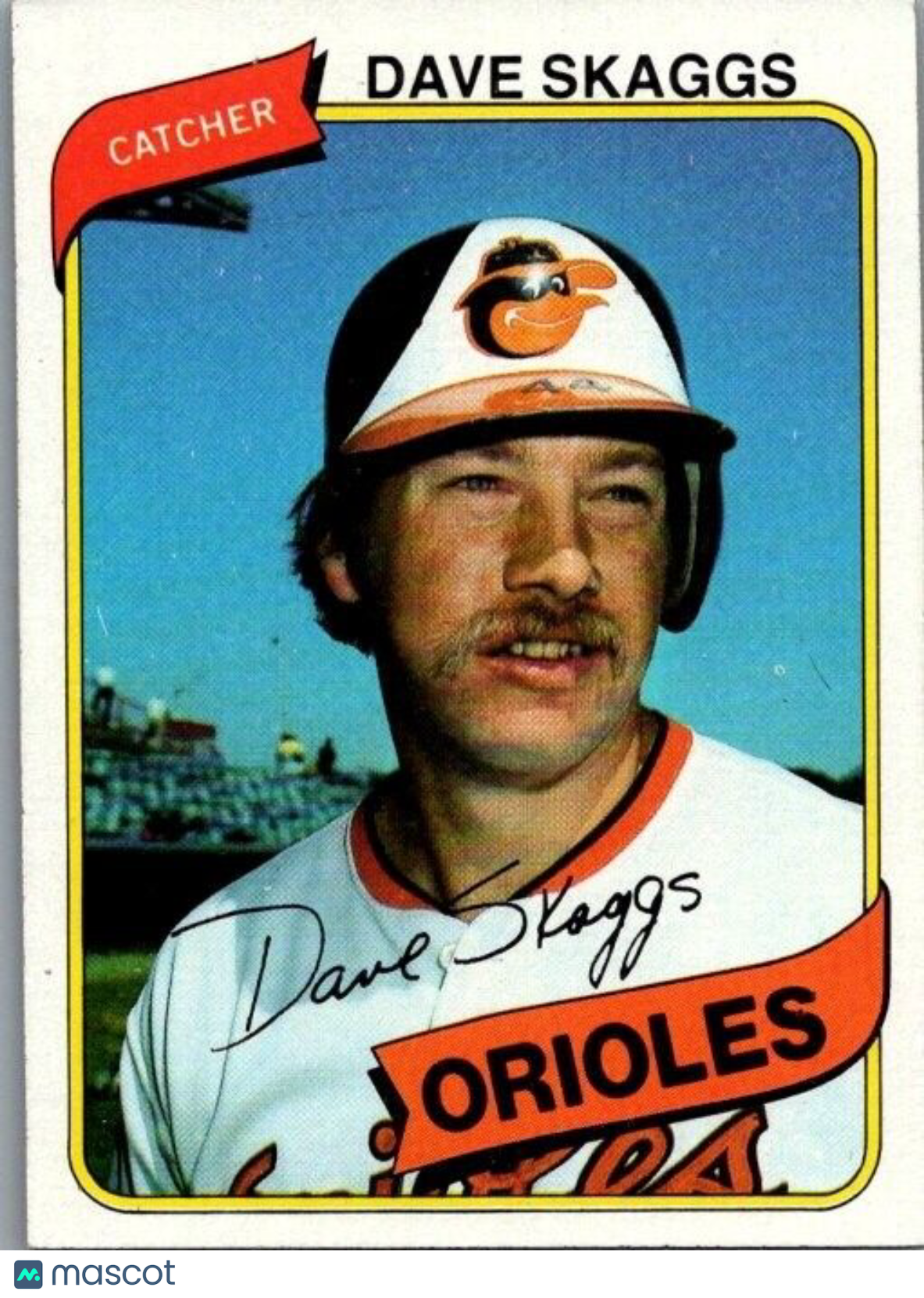 1980 Topps - #211 Dave Skaggs