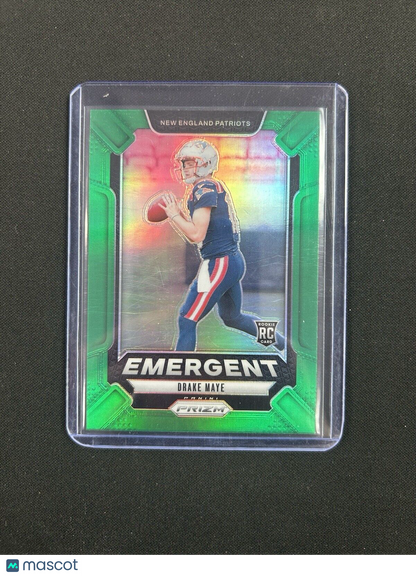 2024 Panini Prizm Green Emergent #4 Drake Maye RC