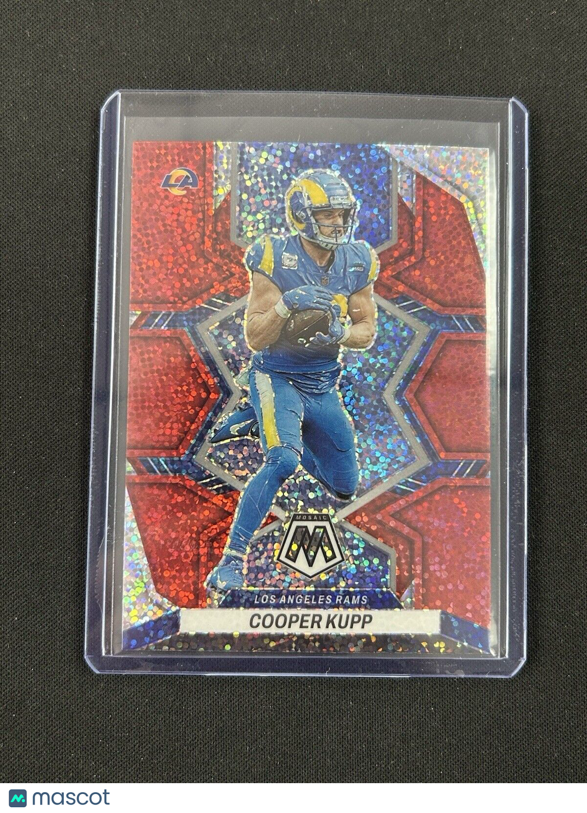 2022 Panini Mosaic Red Sparkle #110 Cooper Kupp CASE HIT