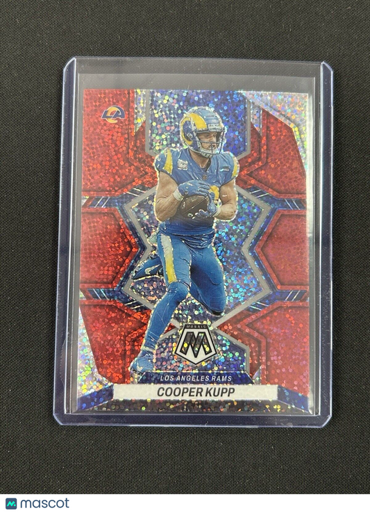 2022 Panini Mosaic Red Sparkle #110 Cooper Kupp CASE HIT