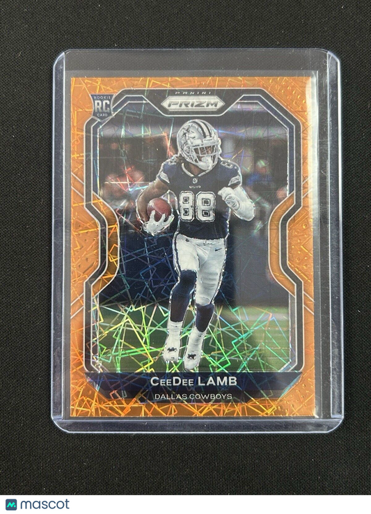 2020 Panini Prizm Orange Hyper CeeDee Lamb