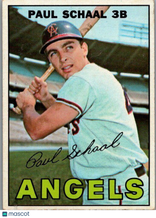 1967 Topps #58b Paul Schaal Normal Bat