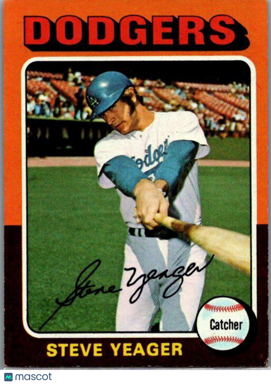 1975 Topps #376 Steve Yeager