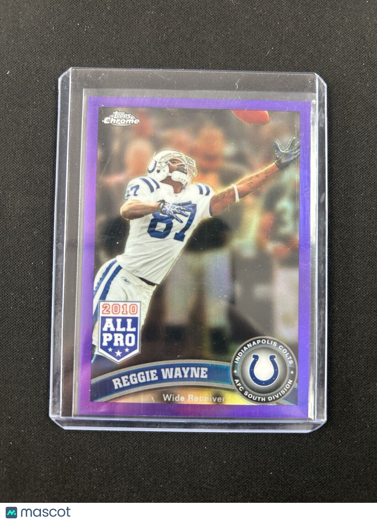 2011 Topps Chrome All Pro Purple Reggie Wayne /499