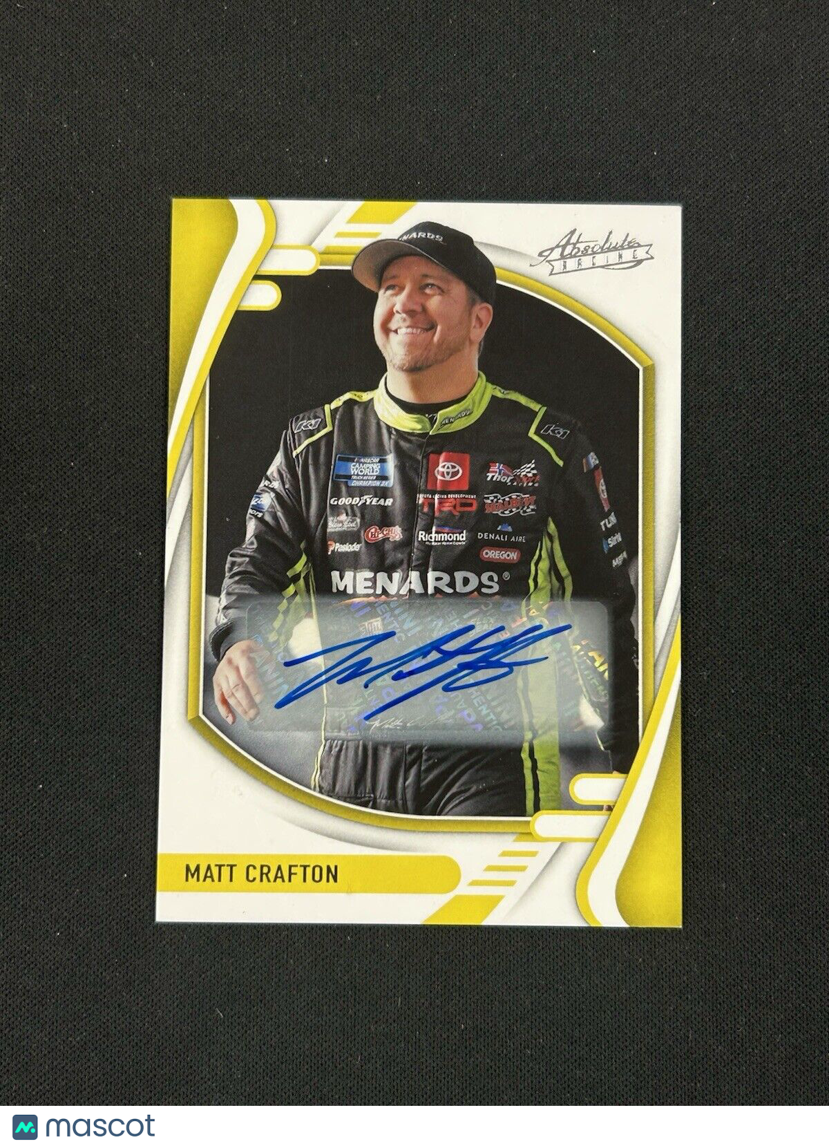 2022 Panini Chronicles Absolute #13 Matt Crafton Auto