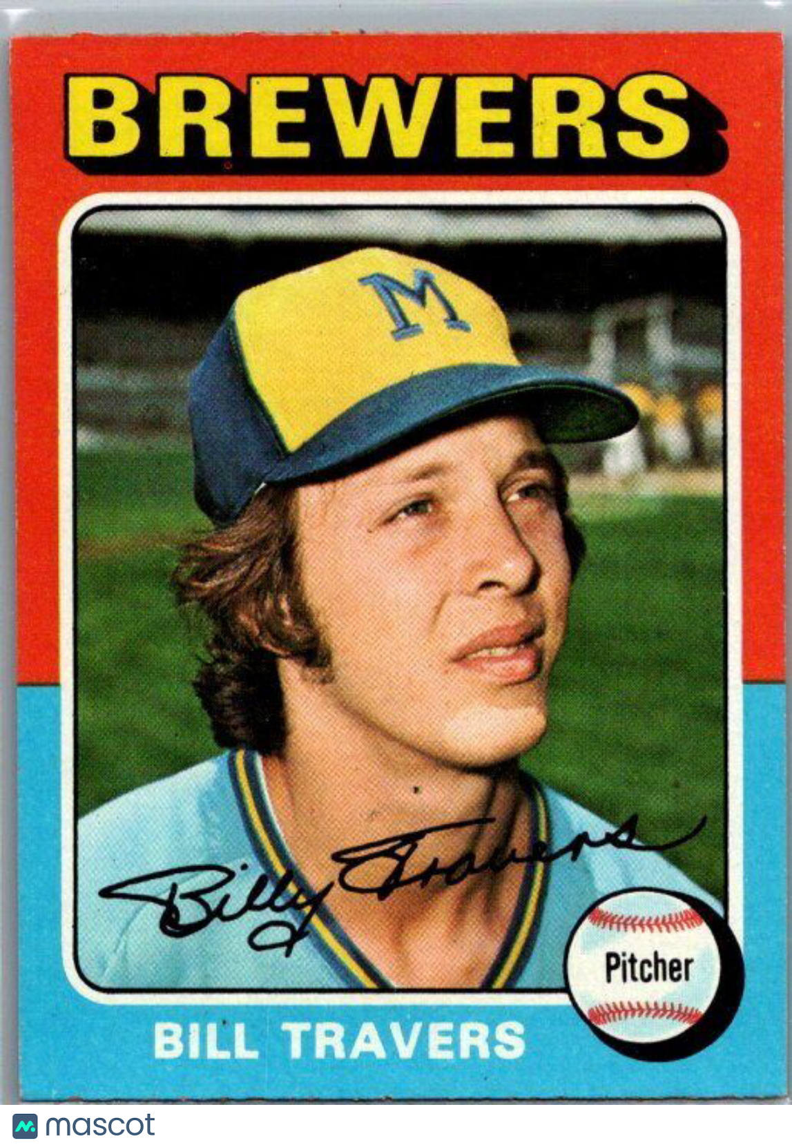 1975 Topps #488 Bill Travers