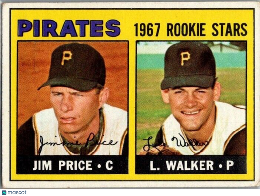 1967 Topps - 1967 Rookie Stars #123 Luke Walker, Jim Price (RC)