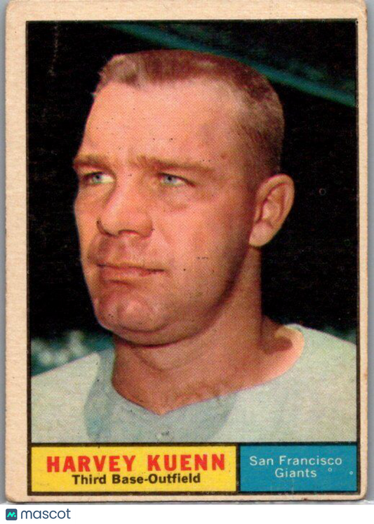 1961 Topps #500 Harvey Kuenn