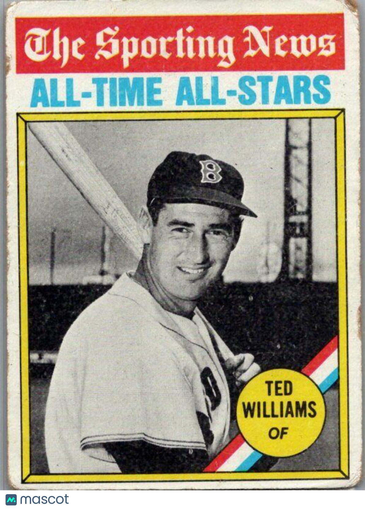 1976 Topps #347 Ted Williams