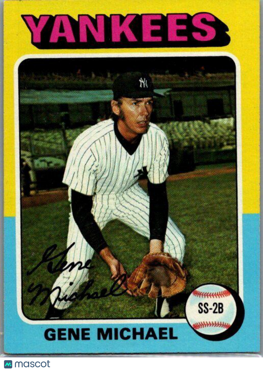 1975 Topps #608 Gene Michael