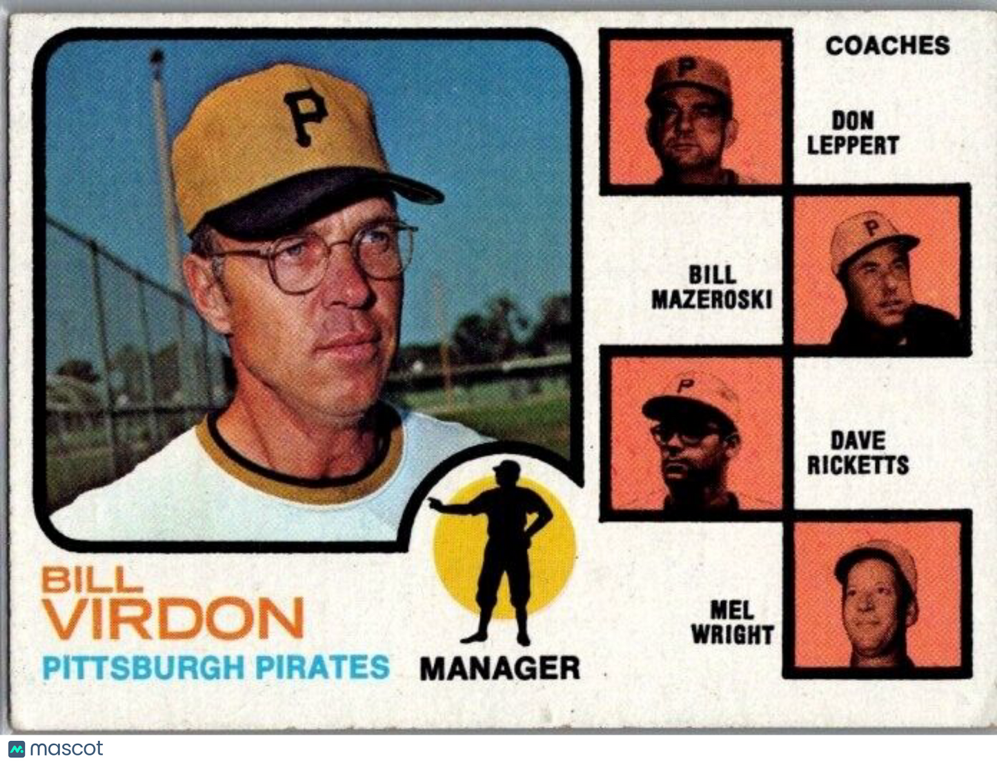 1973 Topps - High Number #517 Bill Virdon