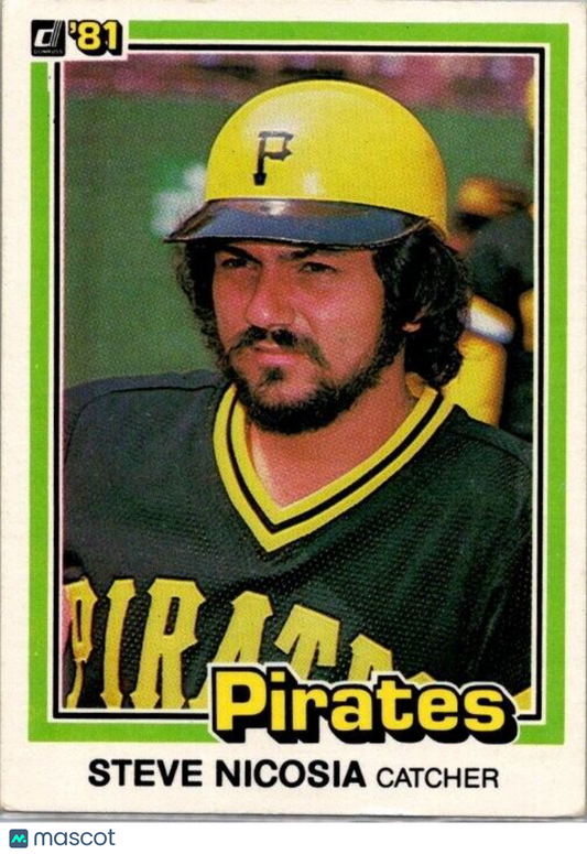 1981 Donruss - #373 Steve Nicosia