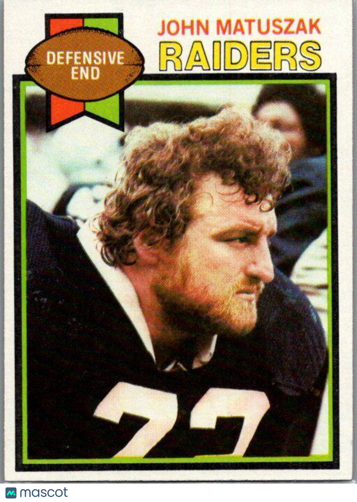 1979 Topps #108 John Matuszak Cream Colored Back