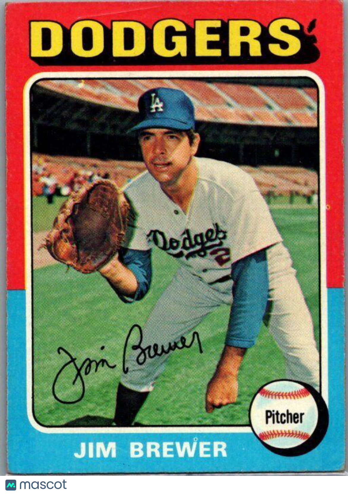 1975 Topps #163 Jim Brewer