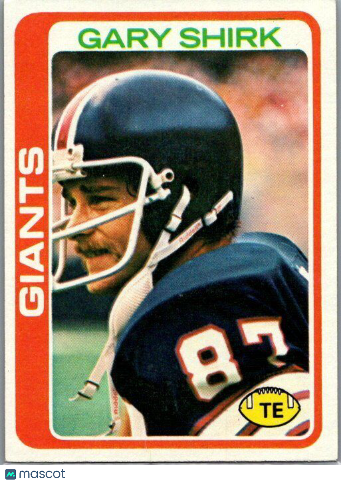 1978 Topps #54 Gary Shirk