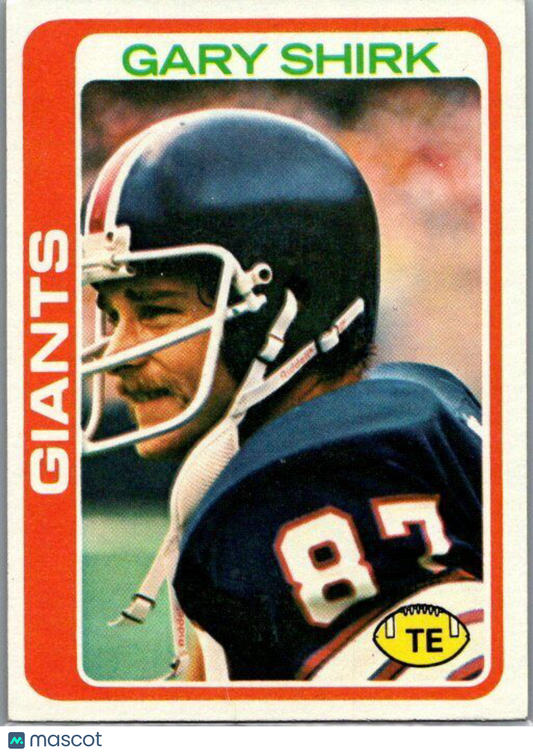 1978 Topps #54 Gary Shirk