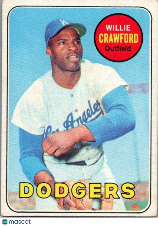 1969 Topps #327 Willie Crawford