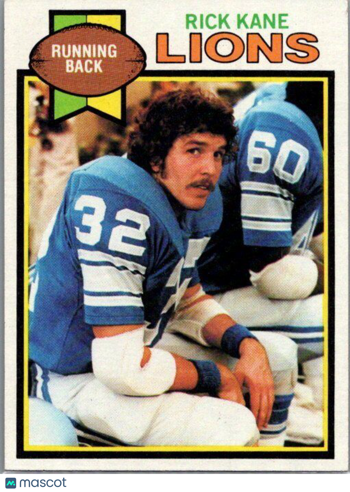 1979 Topps #59 Rick Kane Cream Colored Back