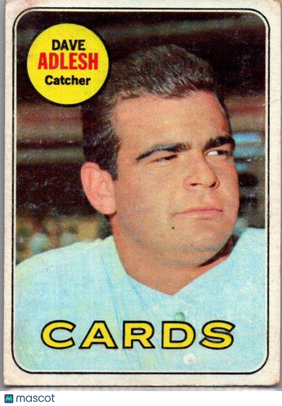 1969 Topps #341 Dave Adlesh