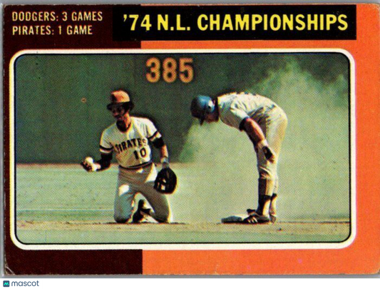 1975 Topps #460 '74 N.L. Championships