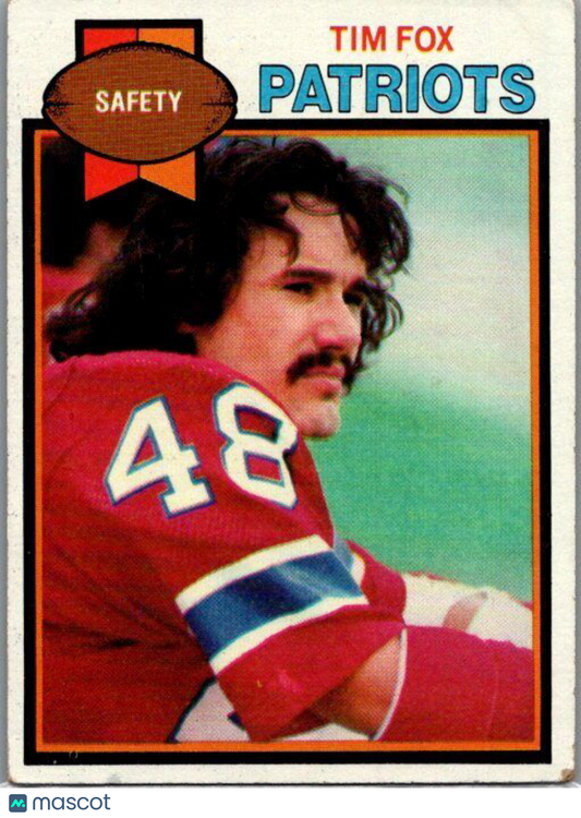 1979 Topps #516 Tim Fox Cream Colored Back