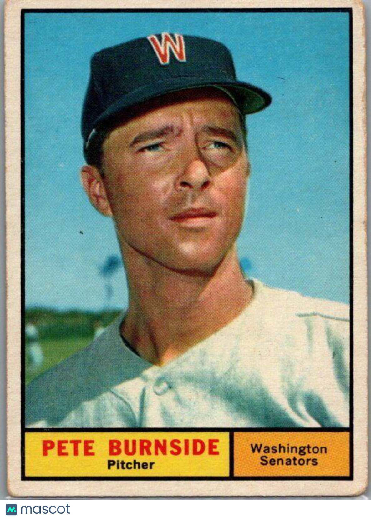 1961 Topps #507 Pete Burnside