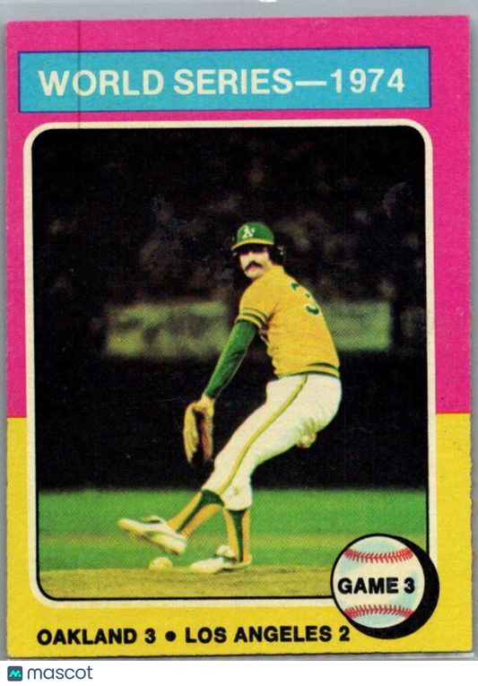 1975 Topps #463 1974 World Series Game 3