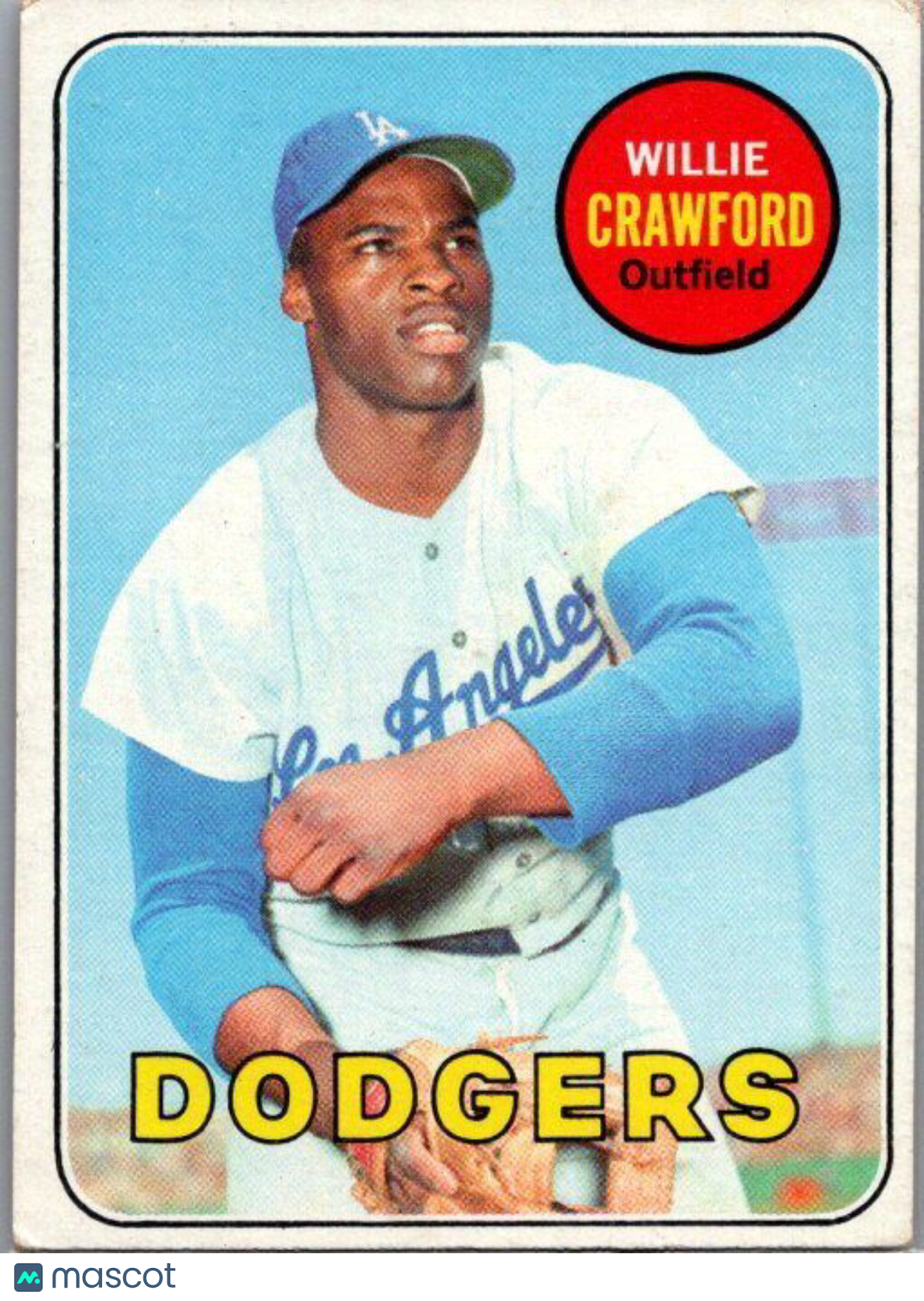 1969 Topps #327 Willie Crawford