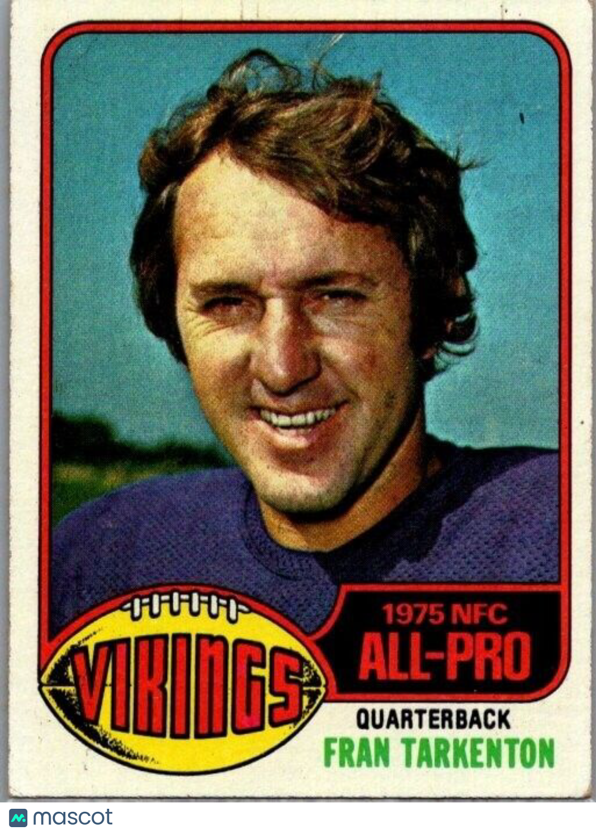 1976 Topps Fran Tarkenton #500