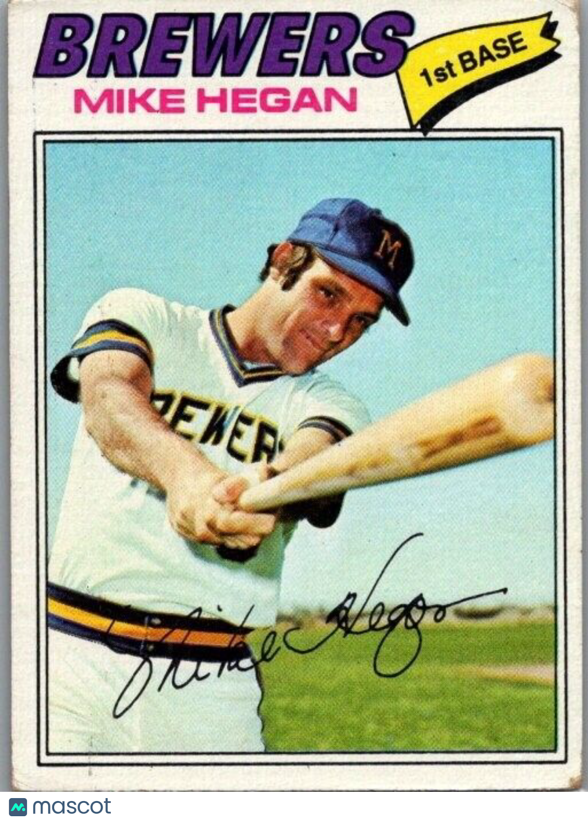 1977 Topps - #507 Mike Hegan