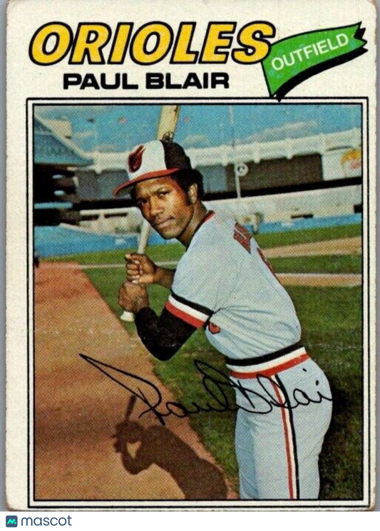 1977 Topps - #313 Paul Blair