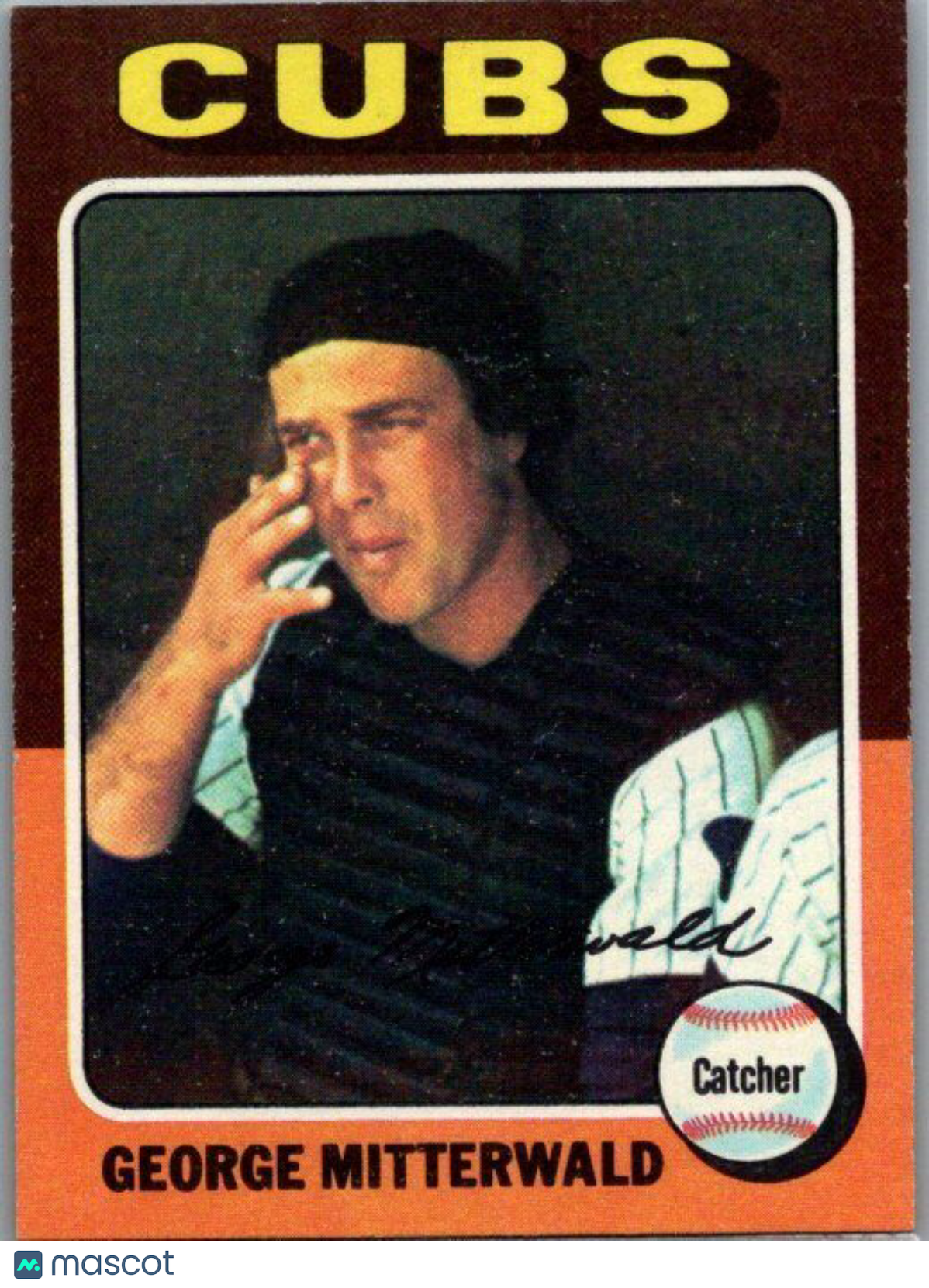 1975 Topps #411 George Mitterwald