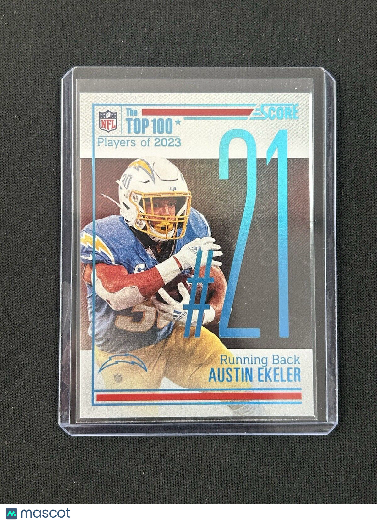 2024 Panini Score Top 100 Players #21 Austin Ekeler CASE HIT