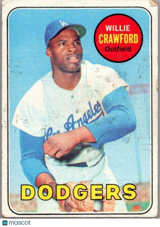 1969 Topps #327 Willie Crawford