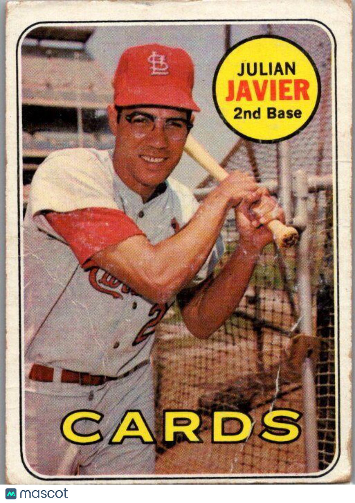 1969 Topps #497 Julian Javier