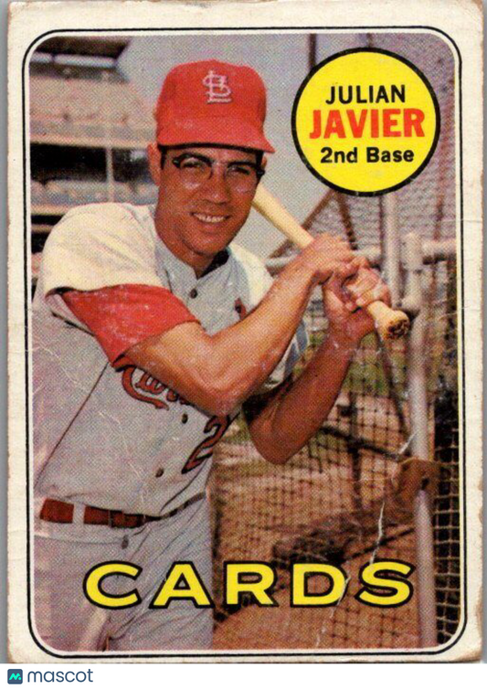 1969 Topps #497 Julian Javier