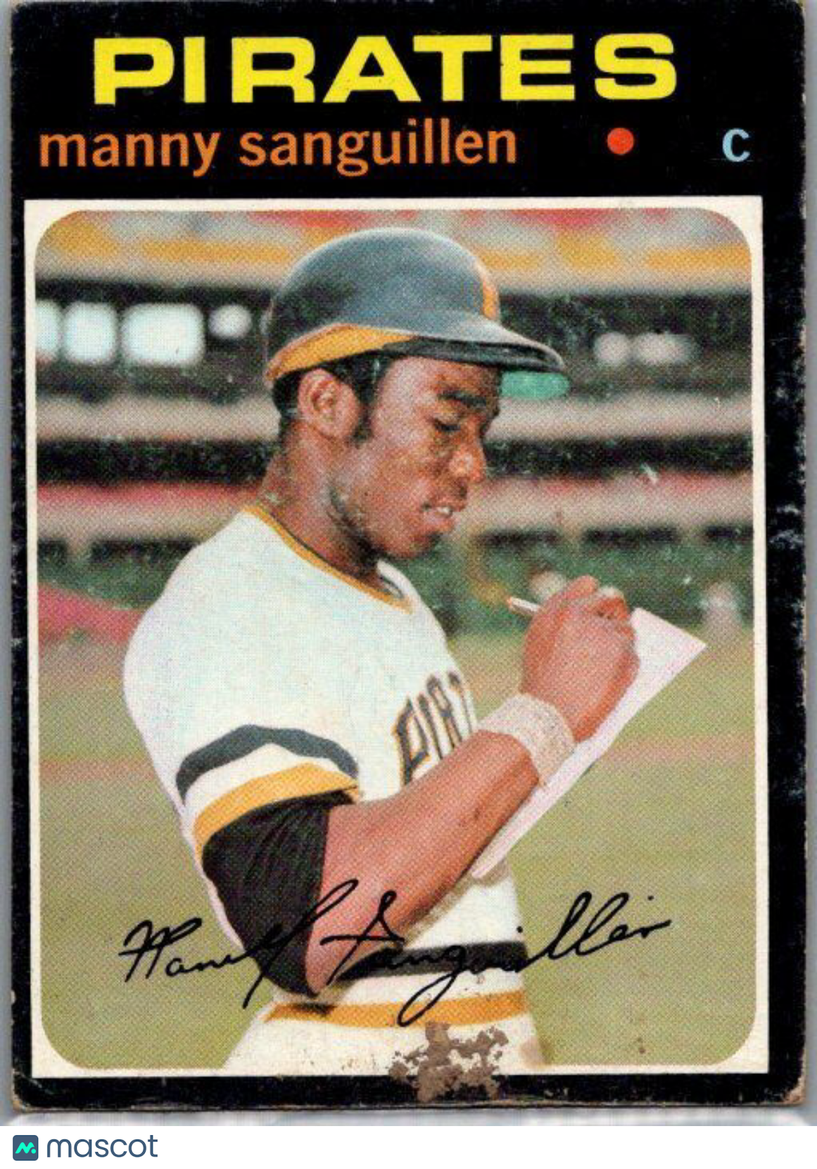 1971 Topps #480 Manny Sanguillen