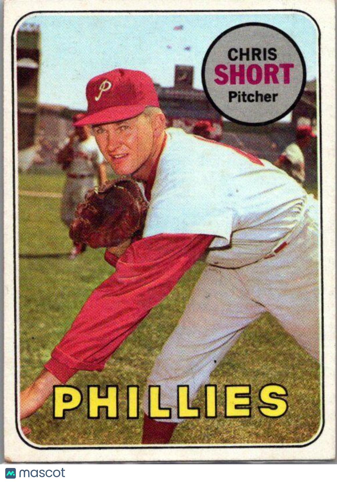 1969 Topps #395 Chris Short