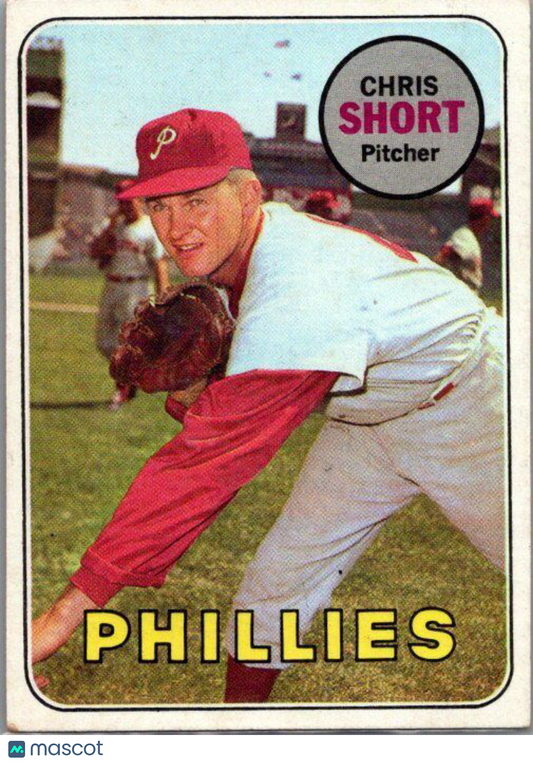 1969 Topps #395 Chris Short