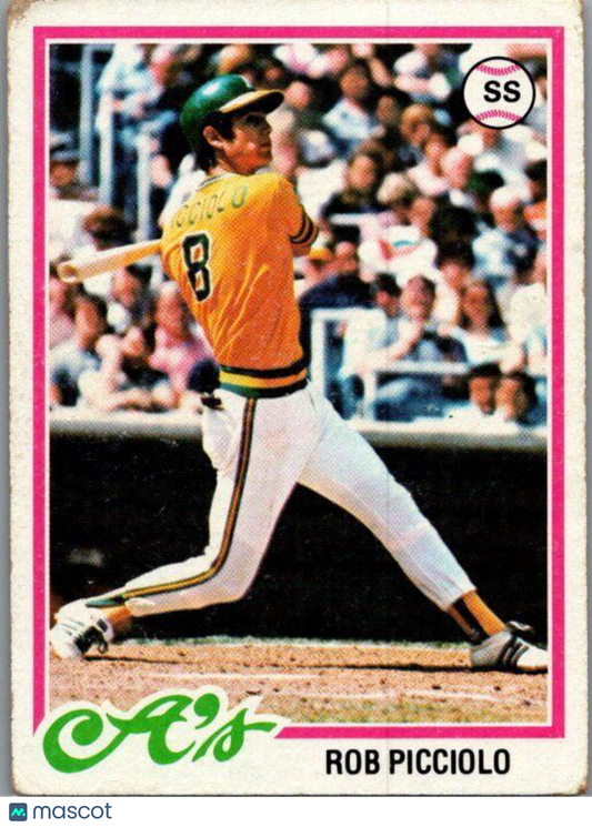 1978 Topps #528 Rob Picciolo