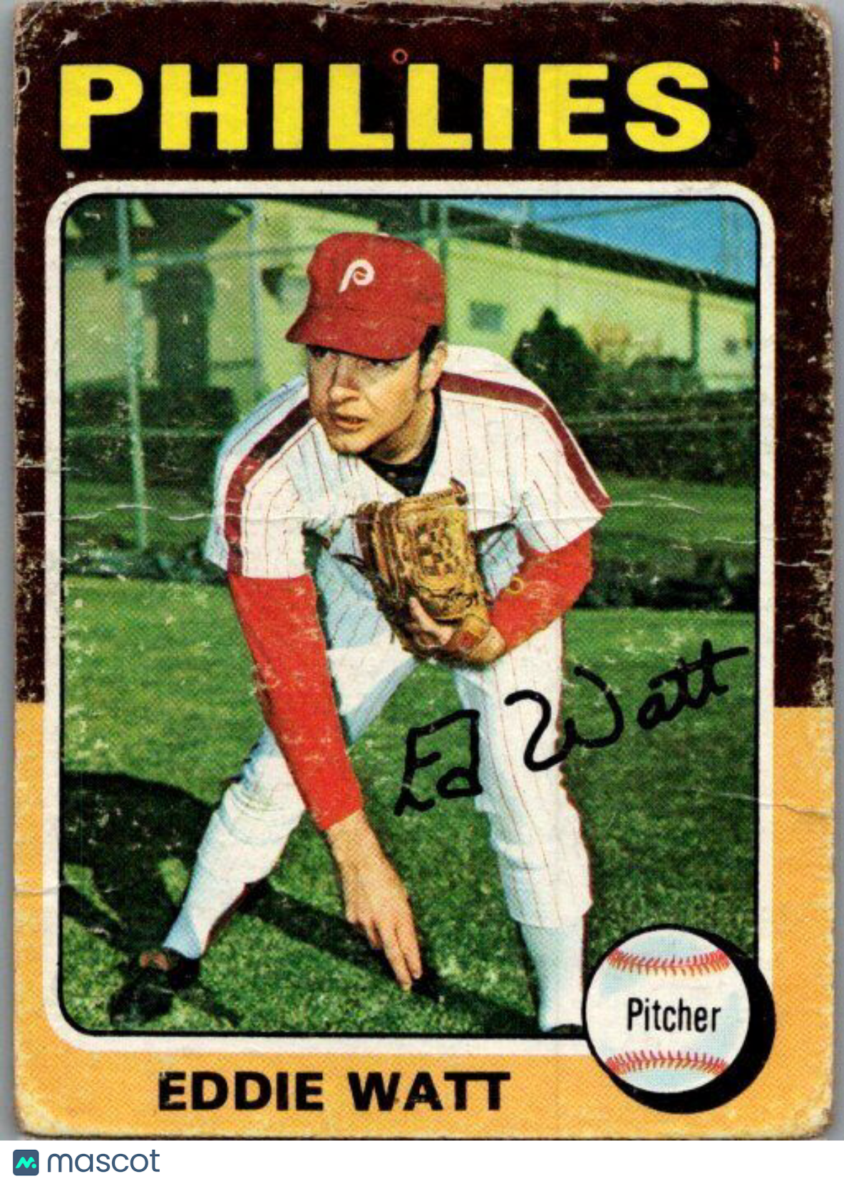 1975 Topps #374 Eddie Watt