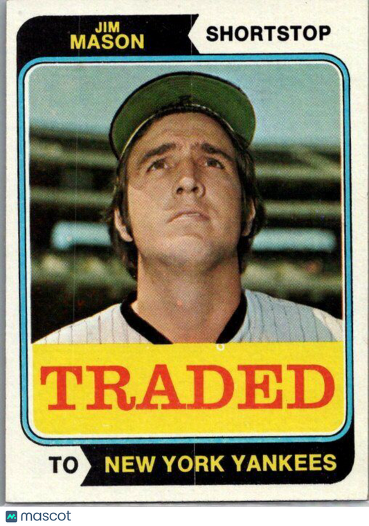 1974 Topps #618T Jim Mason Traded