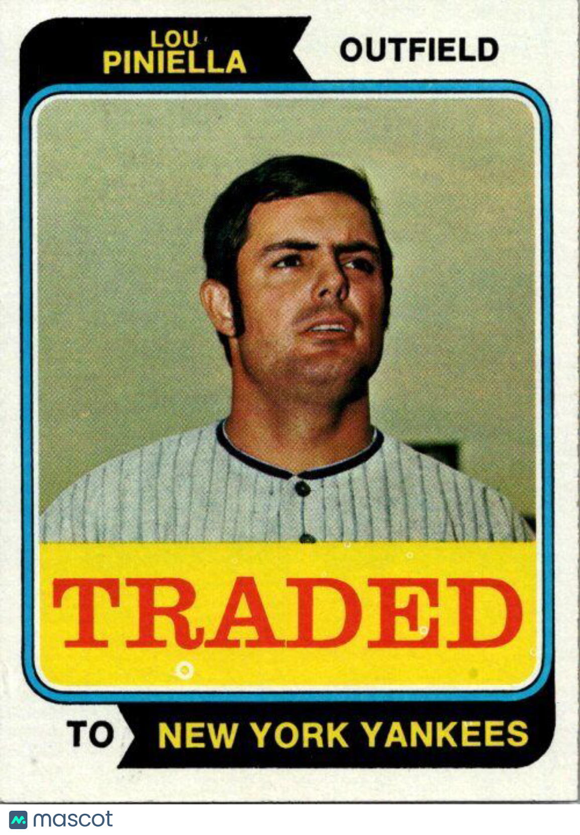 1974 Topps #390T Lou Piniella Traded