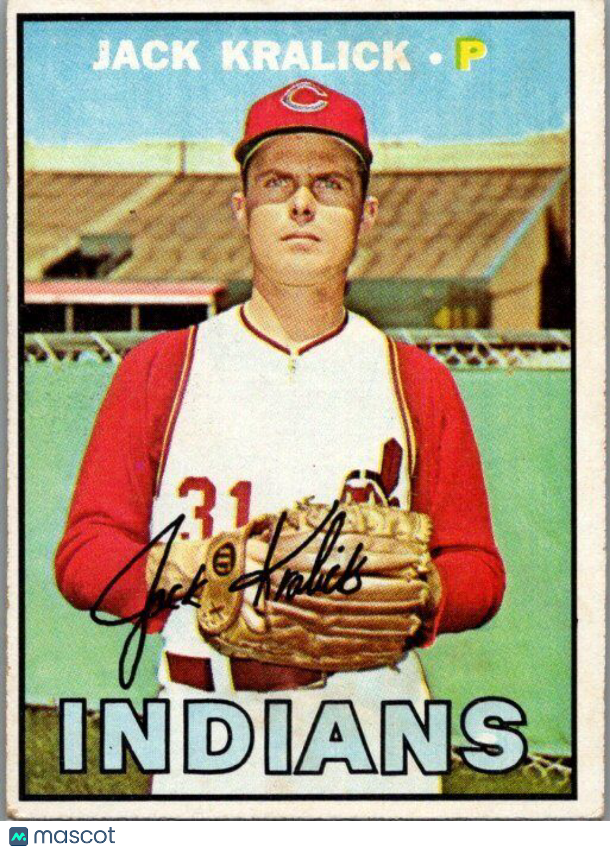 1967 Topps #316 Jack Kralick