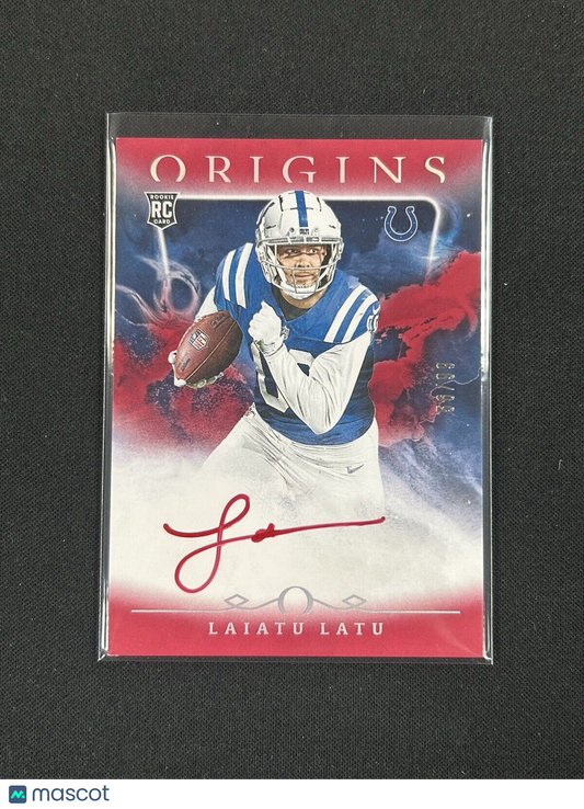 2024 Panini Origins - Rookie Autographs Red #RAU-LLA Laiatu Latu /99